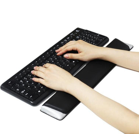 Leather Gamer PC Ergonomic Keyboard Hand Wrist Support Rest