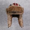Image of Earflap Wool Blend Fur Russian Bomber Hat