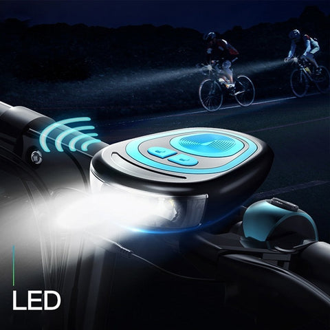 Speaker Waterproof Rechargeable Bicycle Lights Bike Headlight