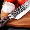 Image of 8Inch Stainless Steel Sharp Santoku Cleaver Slicing Set Chef Kitchen Knife
