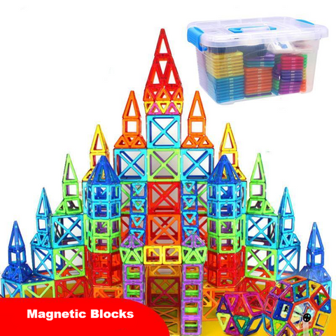 184-252 pcs Magnet Tiles Magnetic Blocks