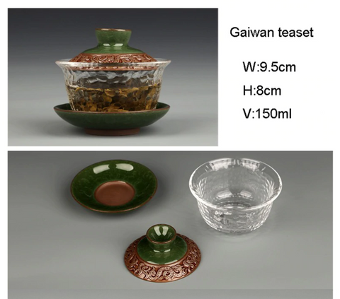 Chinese Tradition Gaiwan Saucer Set Tea Cup