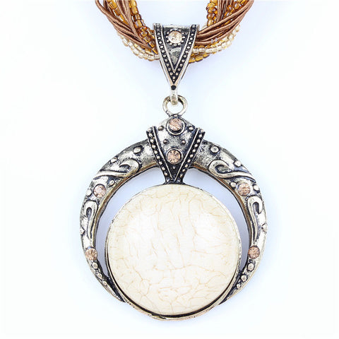 Vintage Pendant Bohemian Jewelry Boho Necklace