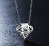 Image of Diamond White Gold CZ Sister Jewelry Necklaces