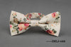 Image of Vintage British Flower Floral Bow Tie