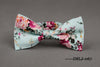 Image of Vintage British Flower Floral Bow Tie
