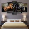 Image of 5Pcs HD Printed Horse Living Room Canvas Wall Art