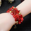 Image of Charm Coral Stone Bohemian Jewelry Boho Bracelets
