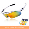 Image of 5 Lens UV Polarized Cycling Glasses