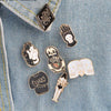 Image of 7Pcs Punk Skull Halloween Etsy Enamel Pins