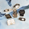 Image of 7Pcs Punk Skull Halloween Etsy Enamel Pins