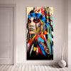 Image of Portrait Indian Painting Canvas Wall Art