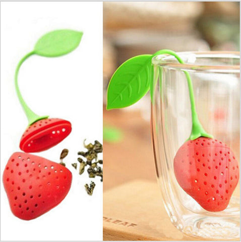 2Pcs Strawberry Lemon Loose Tea Steeper Infuser