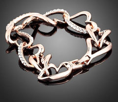 Heart Crystal Sister Jewelry Bracelets