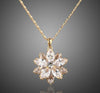 Image of Flower Crystals Grandma Jewelry Necklace