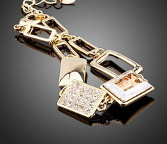 Gorgeous Gold Crystal Sister Jewelry Bracelets