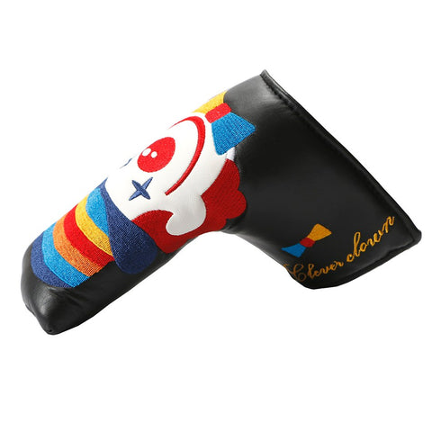 Clever Clown Black Putter Golf Head Covers