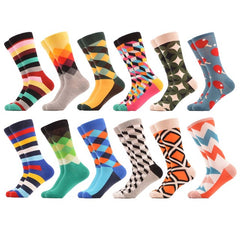 12 Pairs Happy Funky Cool Funny Socks