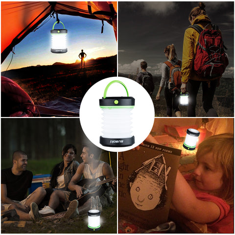 Pocket Collapsible Flashlight Camping Lantern Lights