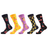 Image of 5 Pairs Funky Crazy Cool Funny Socks