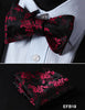 Image of Floral Paisley Butterfly Silk Handkerchief Bow Tie