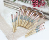 Image of 12Pcs Soft Bamboo Makeup Brushes Sets