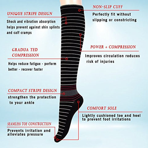 Women Men Ankle Compression Socks