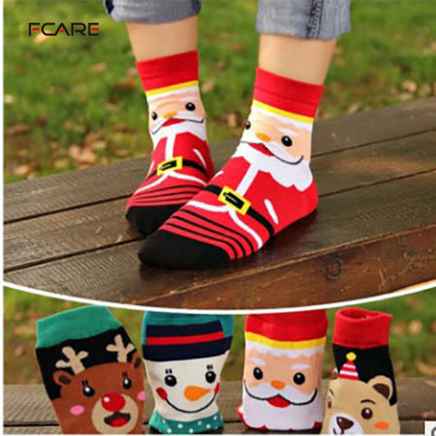 4 pairs Happy Holiday Funny Women Socks