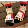 Image of 4 pairs Happy Holiday Funny Women Socks