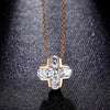 Image of Cross Rose Gold CZ Grandma Jewelry Necklace