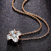 Image of Cross Rose Gold CZ Grandma Jewelry Necklace