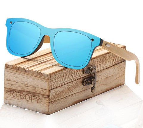 Handmade UV Wooden Bamboo Sunglasses