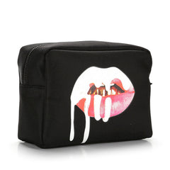 Travel Lip Small Makeup Bag Cosmetic Pouch