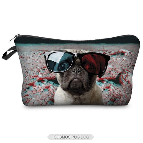 3D Case Small Makeup Bag Cosmetic Pouch