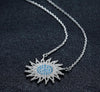 Image of Charm Sun Blue Grandma Jewelry Necklace