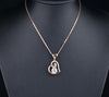 Image of Crystals Heart Sister Jewelry Necklaces