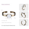 Image of Elegant Cube Cuff Sister Jewelry Bracelets