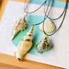 Image of Natural Beach Rope Jewelry Shell Necklace