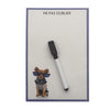 Image of Cool Cute Dog Erase Message Board Fridge Refrigerator Magnets
