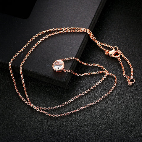 Style CZ Grandma Jewelry Necklace