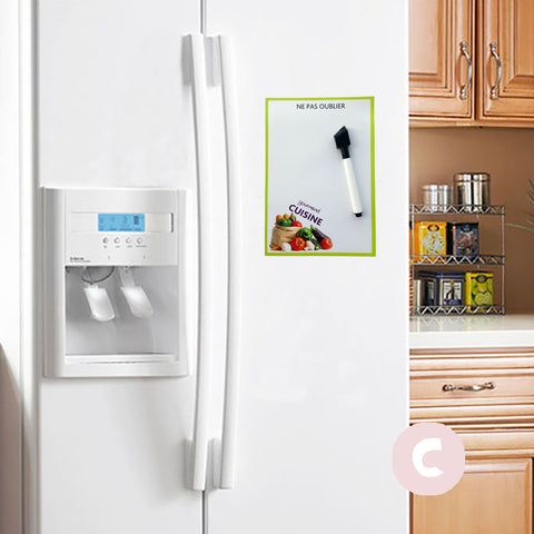 Cuisine Memo Erase Message Board Fridge Refrigerator Magnets