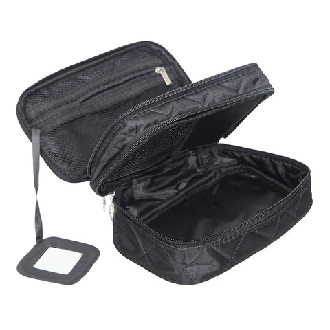 Double Layer Cosmetic Travel Makeup Bag