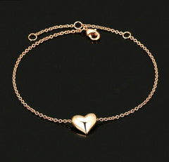 Heart Rose Gold Sister Jewelry Bracelets