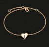Image of Heart Rose Gold Sister Jewelry Bracelets