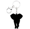 Image of Acrylic Jungle Elephant Keychain