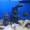 Image of Easter Island Statue Ornaments Aquarium Fish Tank Decorations