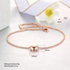 Image of Heart Rose Gold Sister Jewelry Bracelets