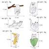 Image of Cool Cartoon Set Cute Cat Etsy Enamel Pins