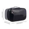 Image of Double Layer PU Cosmetic Travel Makeup Bag