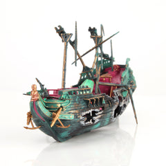 Pirate Boat Ship Ornaments Aquarium Fish Tank Decorations